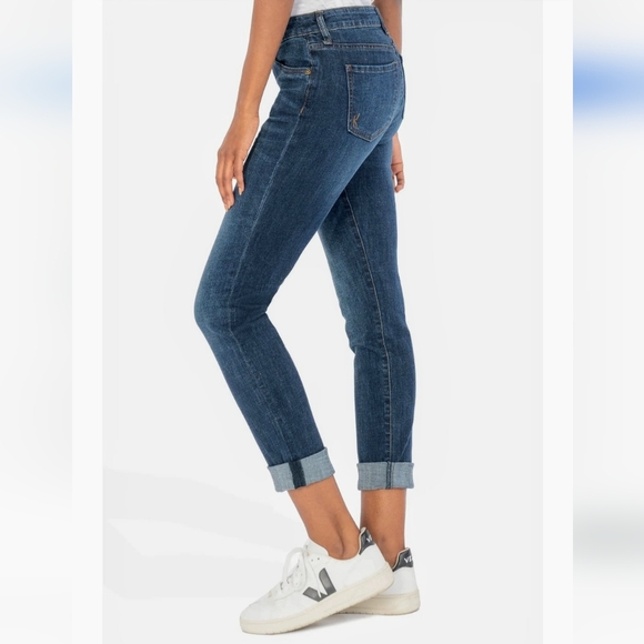 Kut From the Kloth Kay Boyfriend Straight Leg Jeans Size 12 - Picture 8 of 10